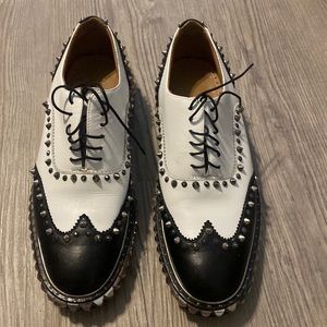Men’s 41 Christian Louboutin studded dress shoes